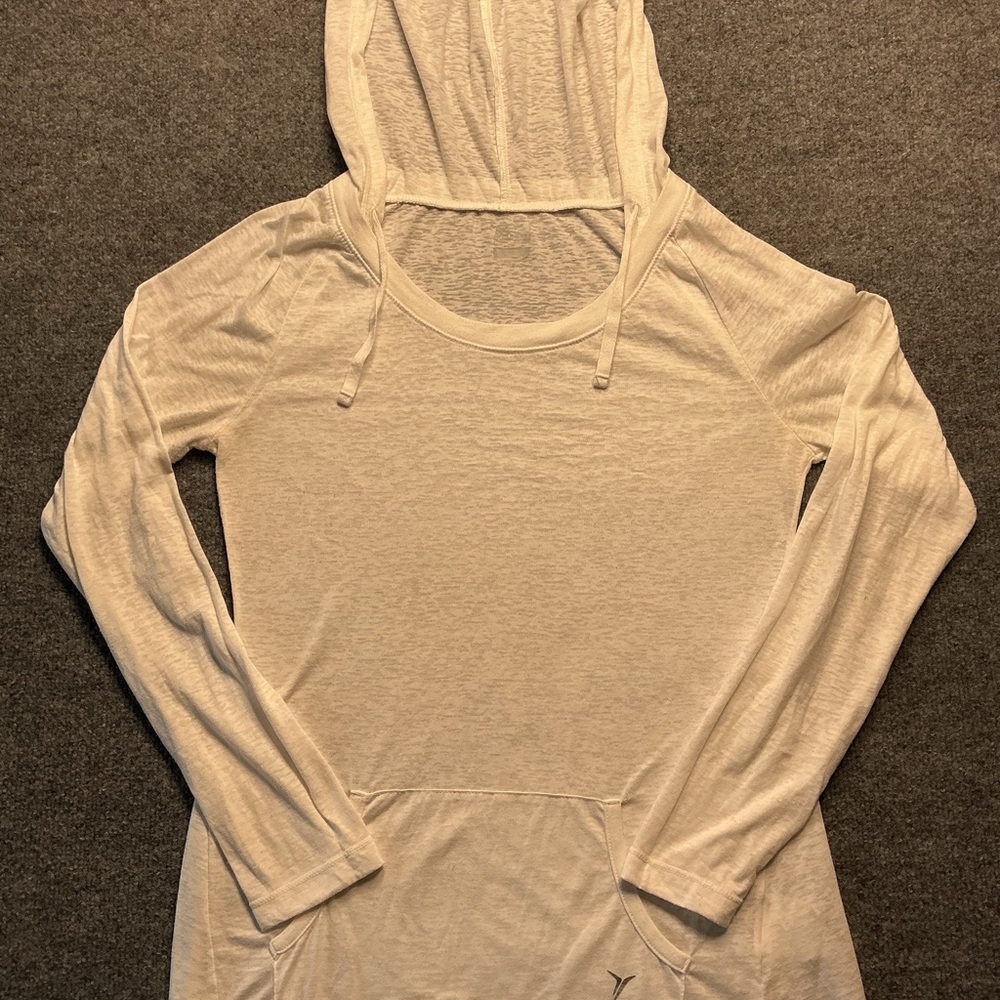 Old Navy Women's Sheer Long Sleeve Hoodie